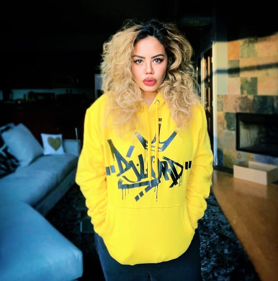Grand Crown Hoodie Yellow an Black