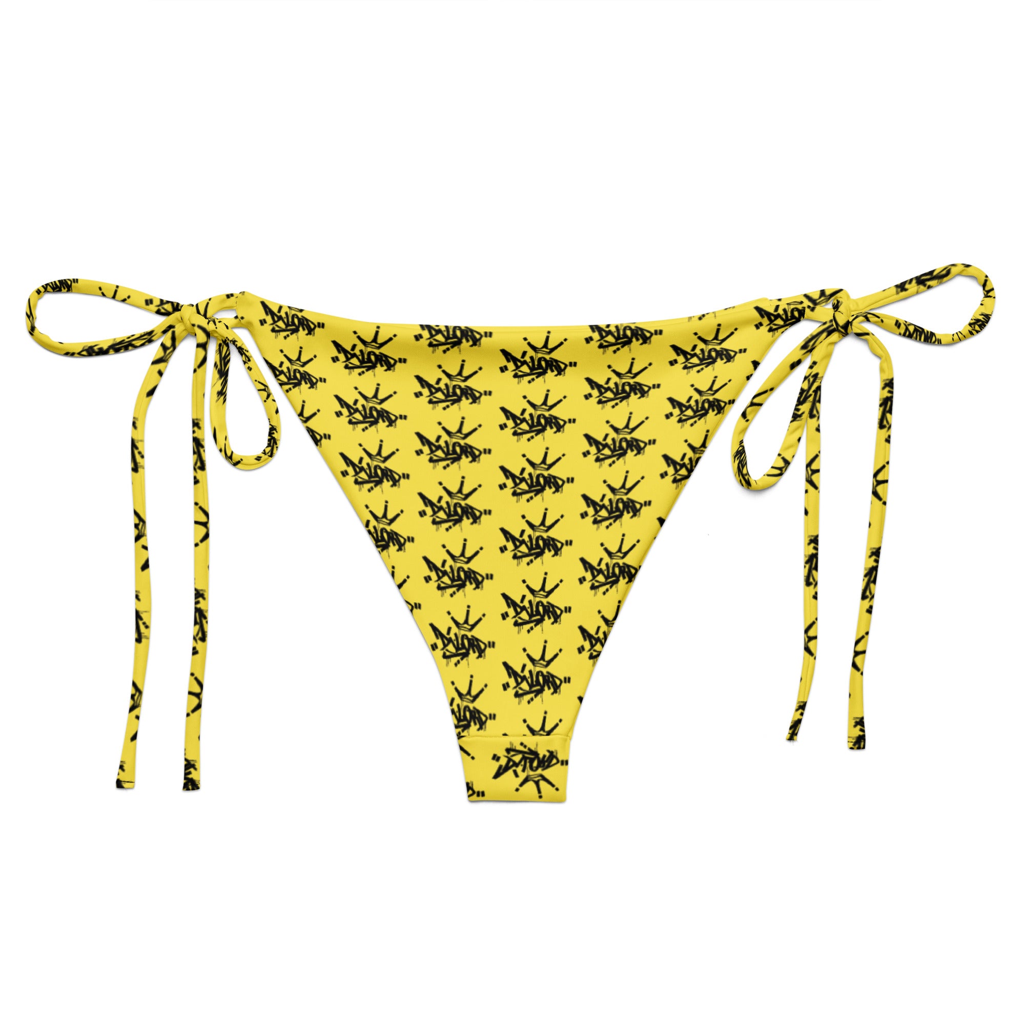 Yellow an Black Bikini Bottom