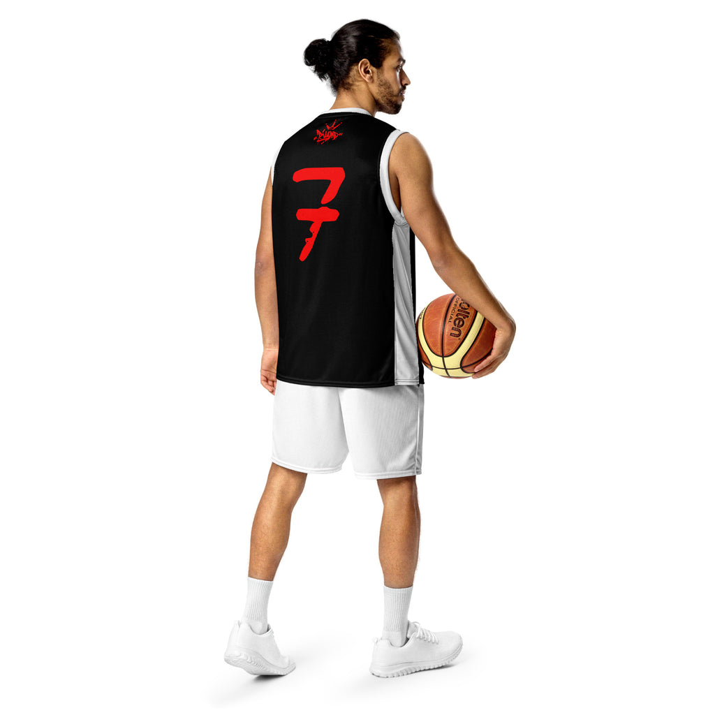 Red Crown Basketball Jersey