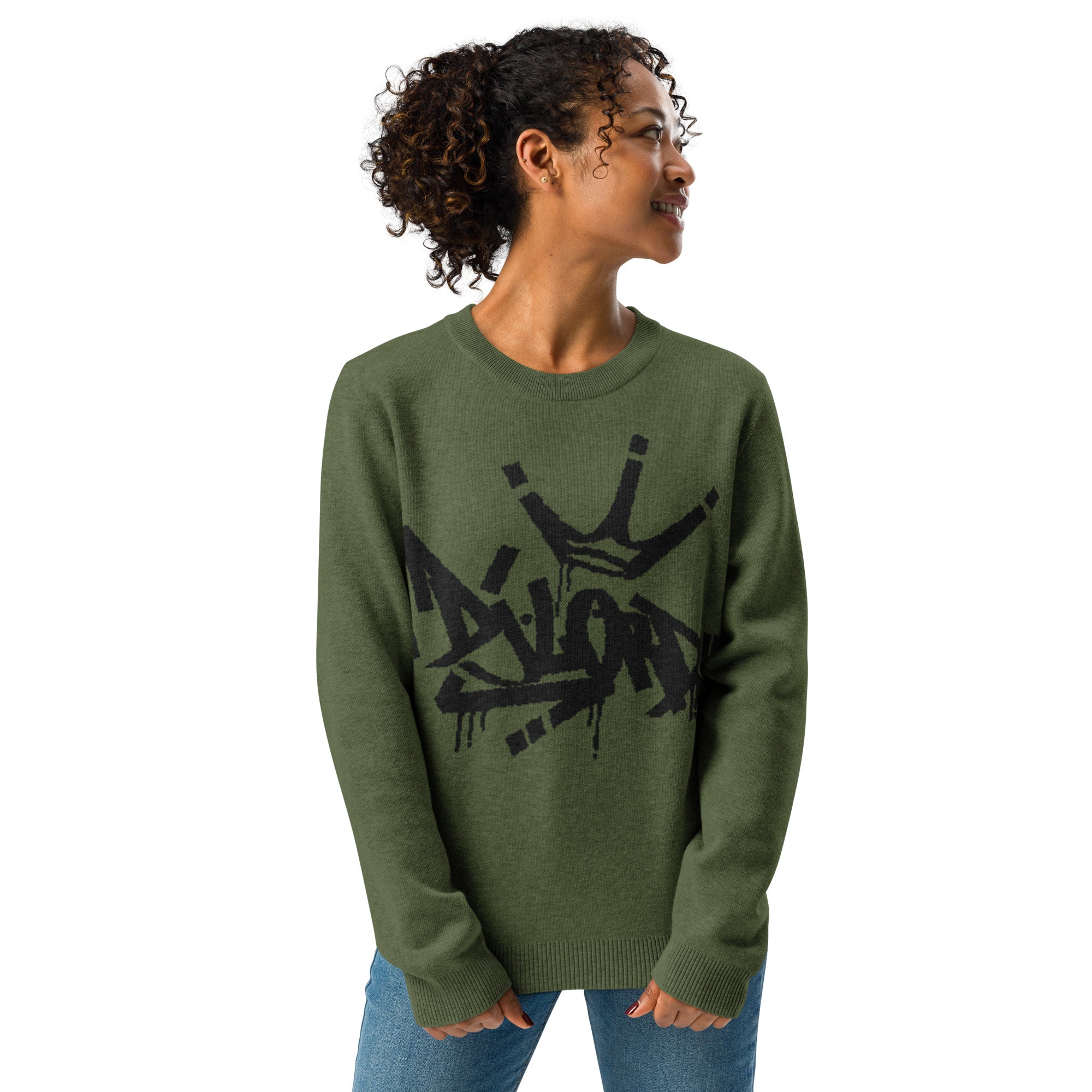Lords Khaki Christmas Sweater