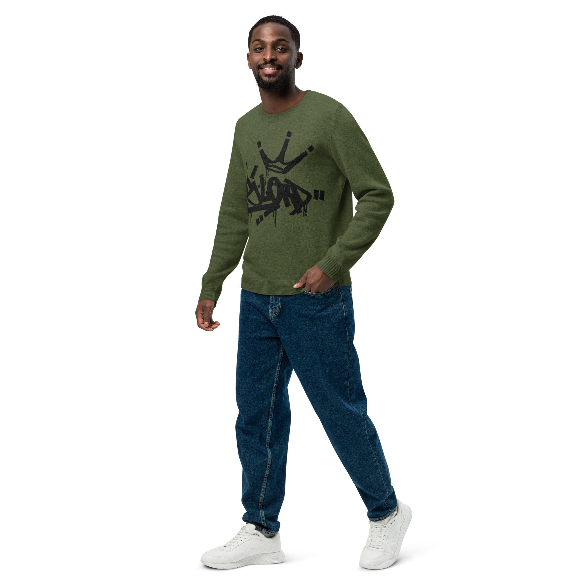 Lords Khaki Christmas Sweater