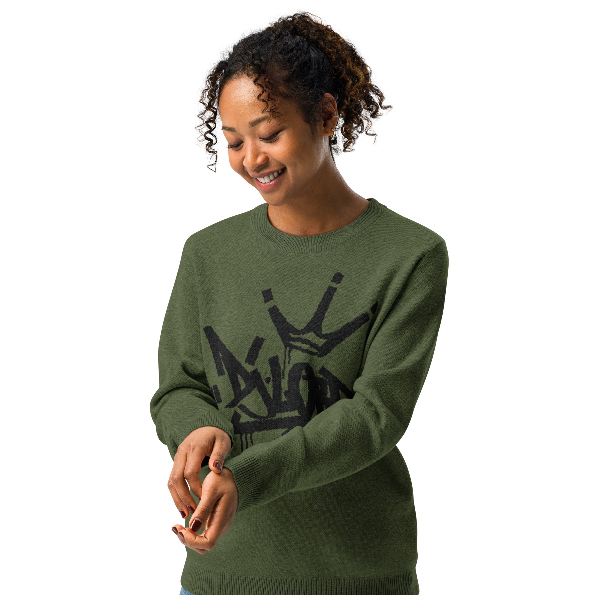 Lords Khaki Christmas Sweater