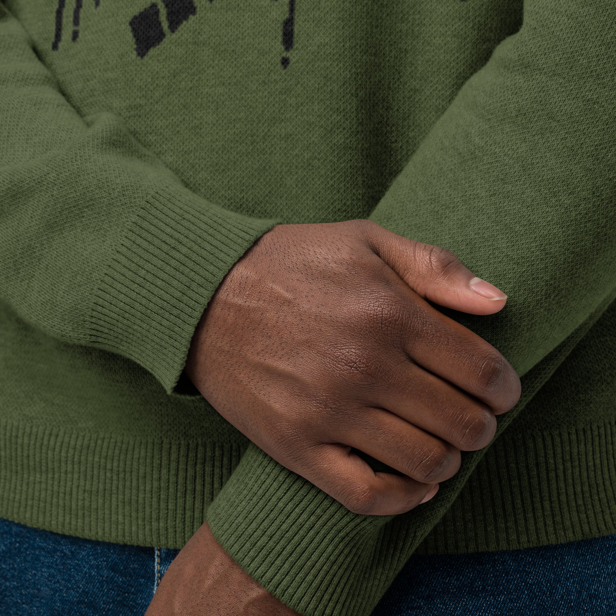 Lords Khaki Christmas Sweater