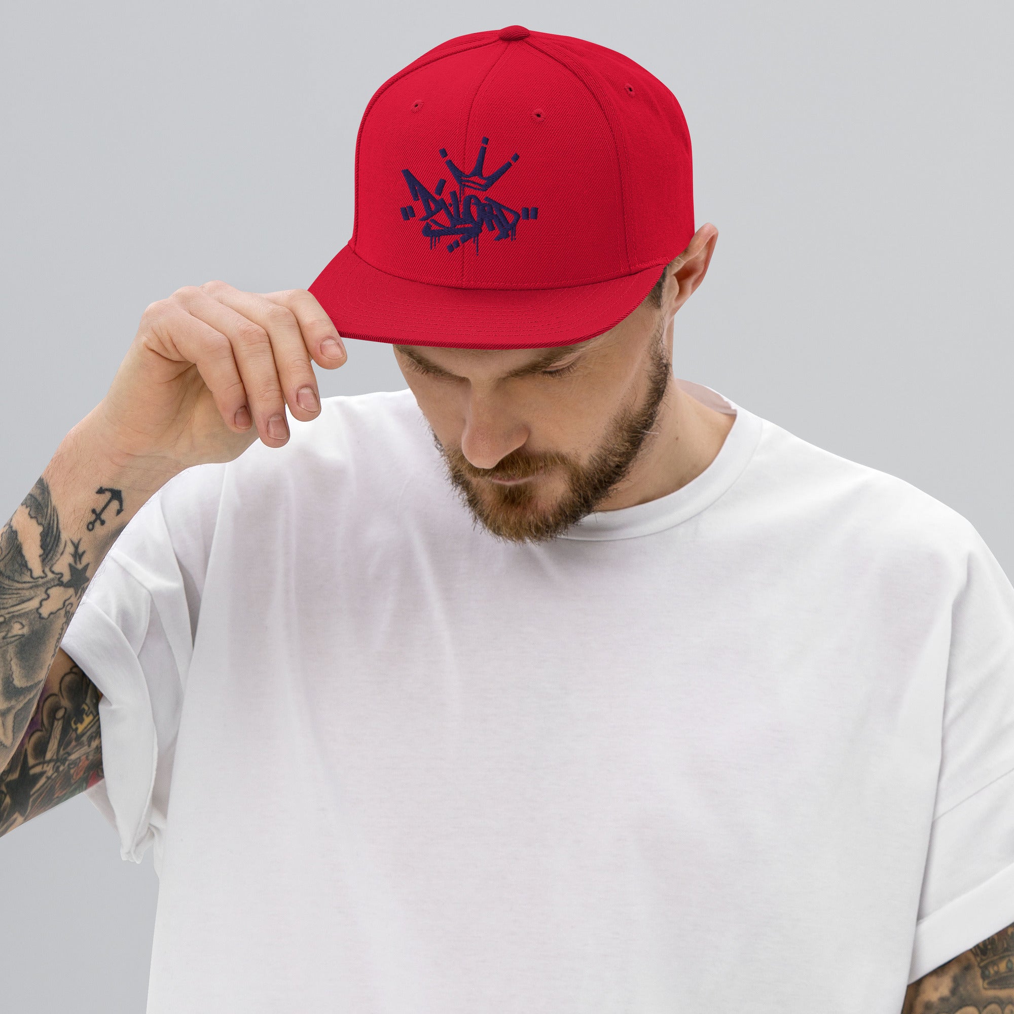 Red Snapback