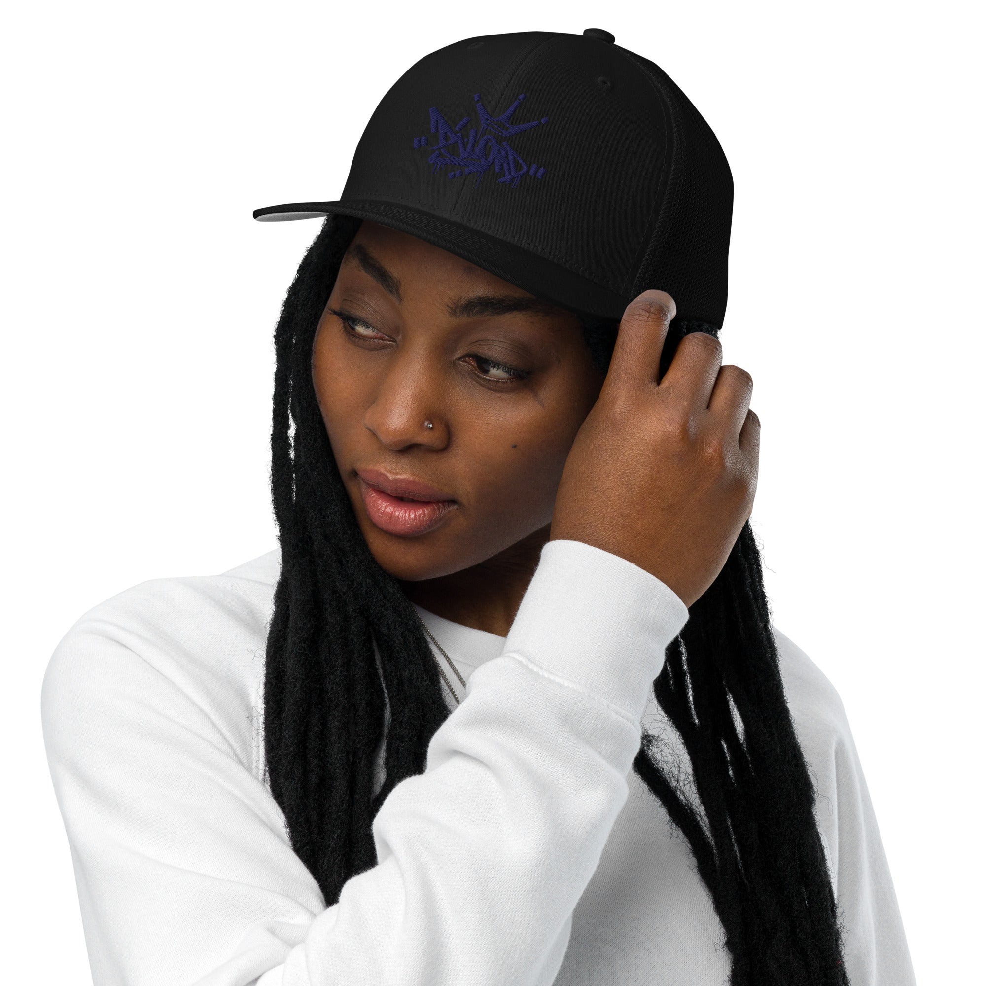 Black Trucker Cap