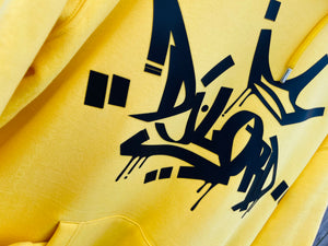 Grand Crown Hoodie Yellow an Black