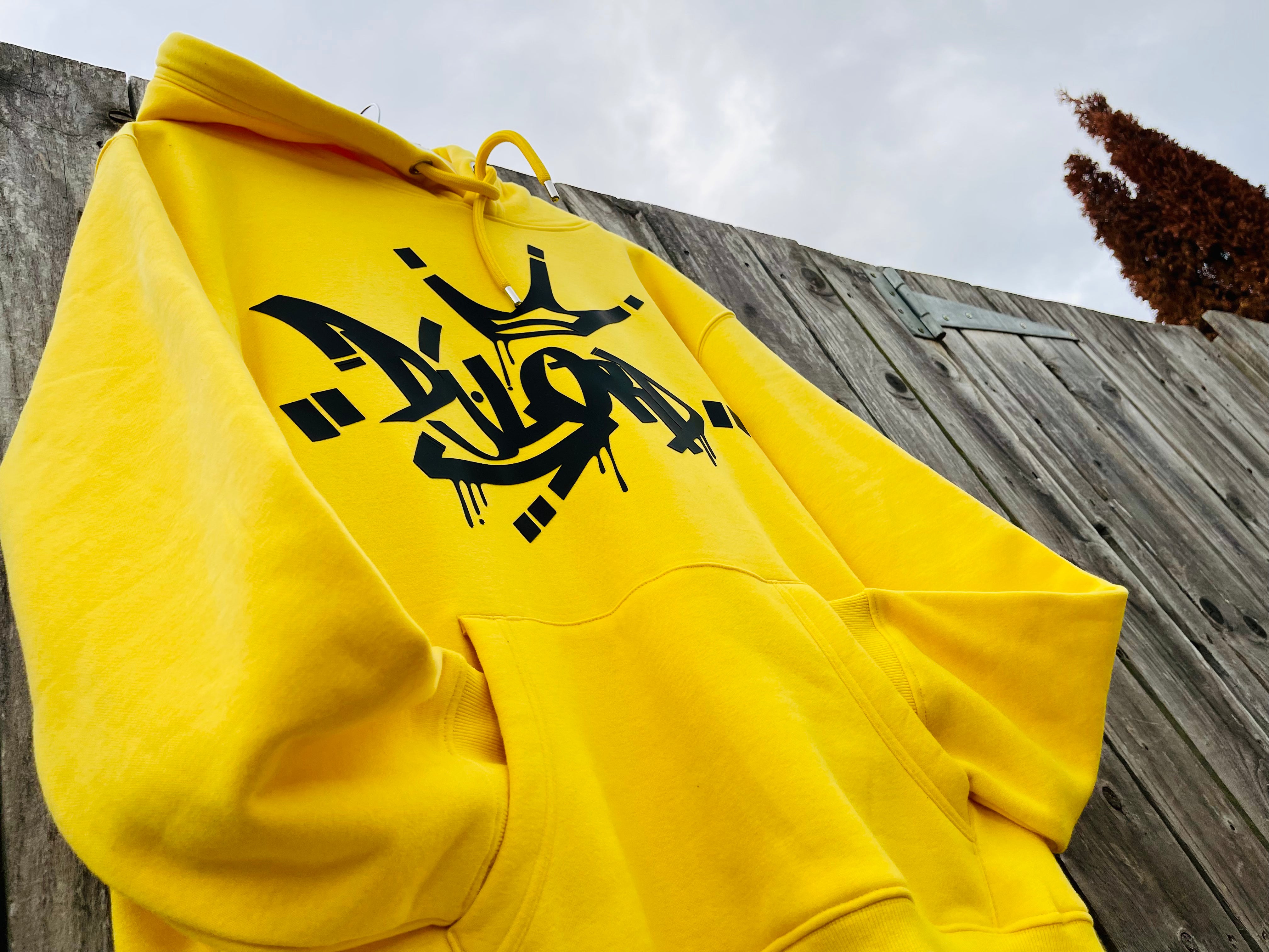 Grand Crown Hoodie Yellow an Black
