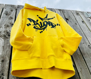 Grand Crown Hoodie Yellow an Black