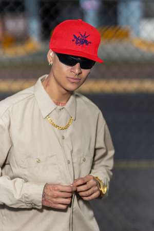 Red Snapback