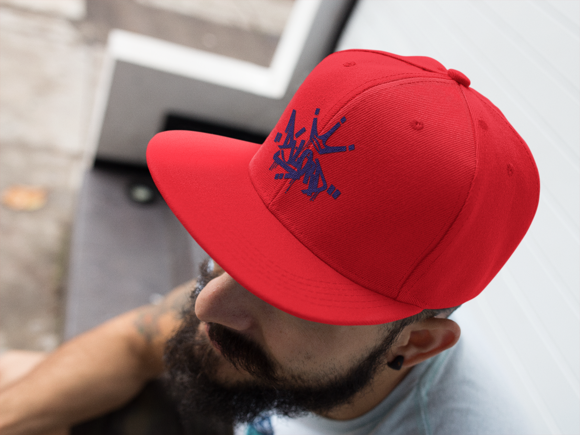 Red Snapback