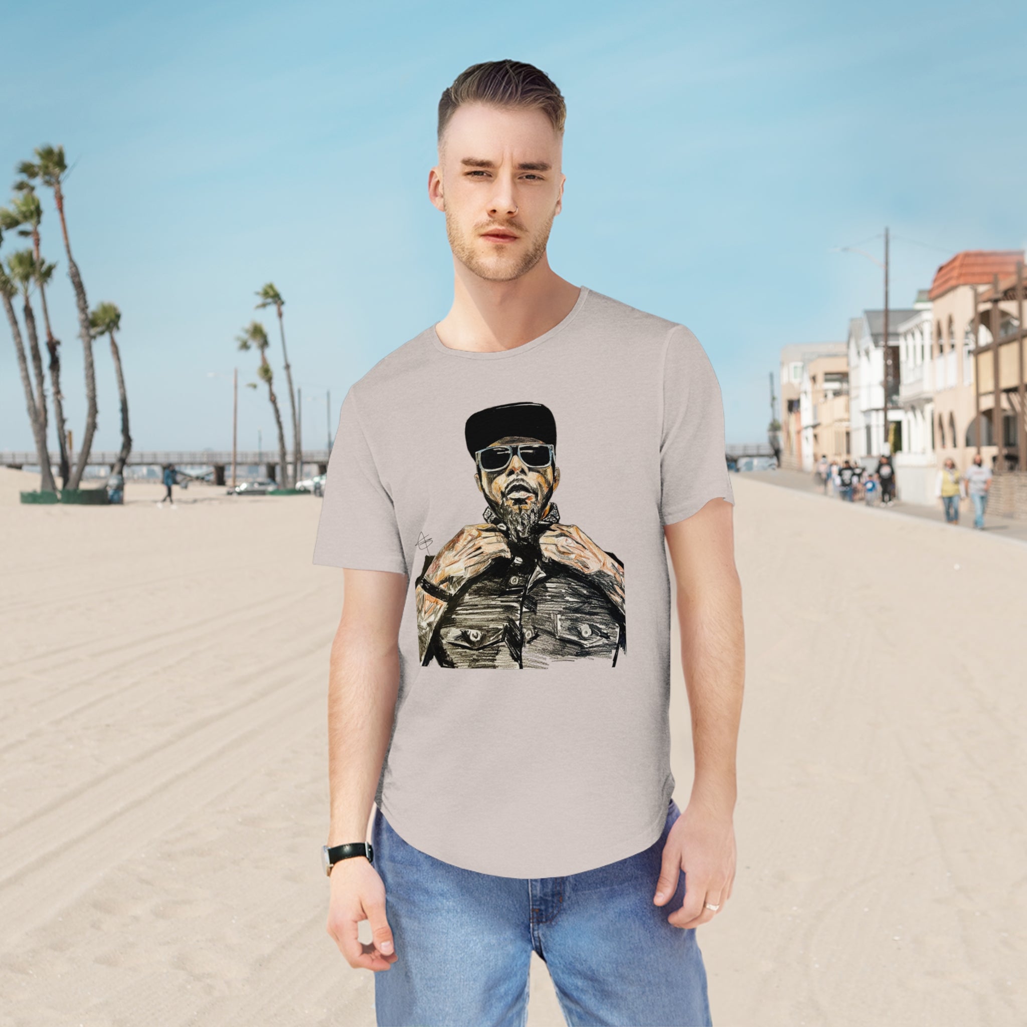 Lord by Lou B. Curved Hem Tee
