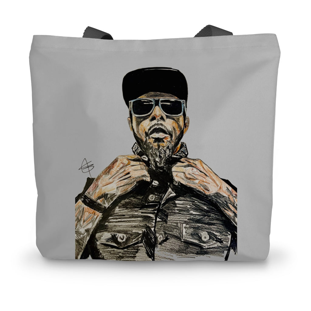 Dj Lord by Louise Barnes Canvas Tote Bag