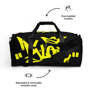 Yellow an Black Duffle bag