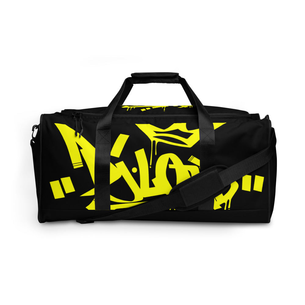 Yellow an Black Duffle bag