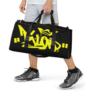 Yellow an Black Duffle bag