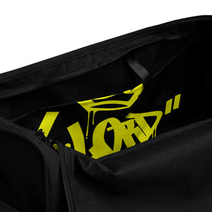Yellow an Black Duffle bag