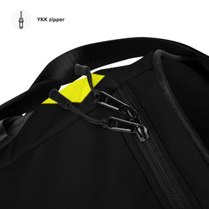 Yellow an Black Duffle bag