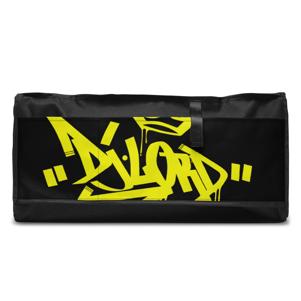 Yellow an Black Duffle bag