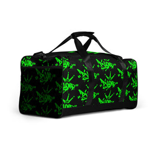 Green an Black Duffle Bag