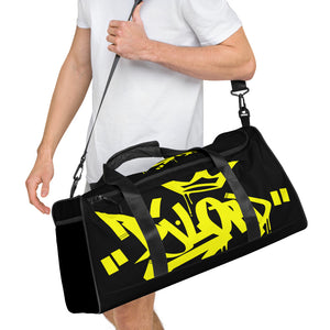Yellow an Black Duffle bag