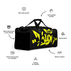 Yellow an Black Duffle bag