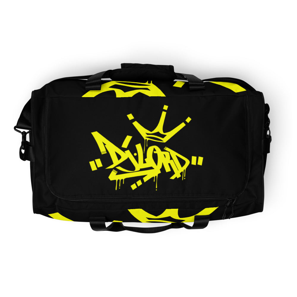 Yellow an Black Duffle bag