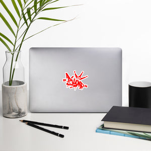 Dj Lord Red Crown Stickers