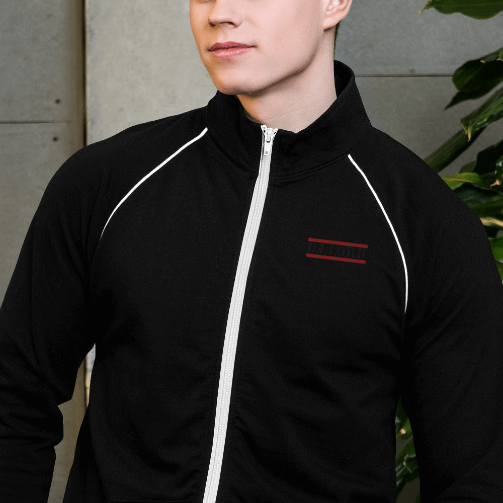 Embroidered Black Edition Piped Fleece